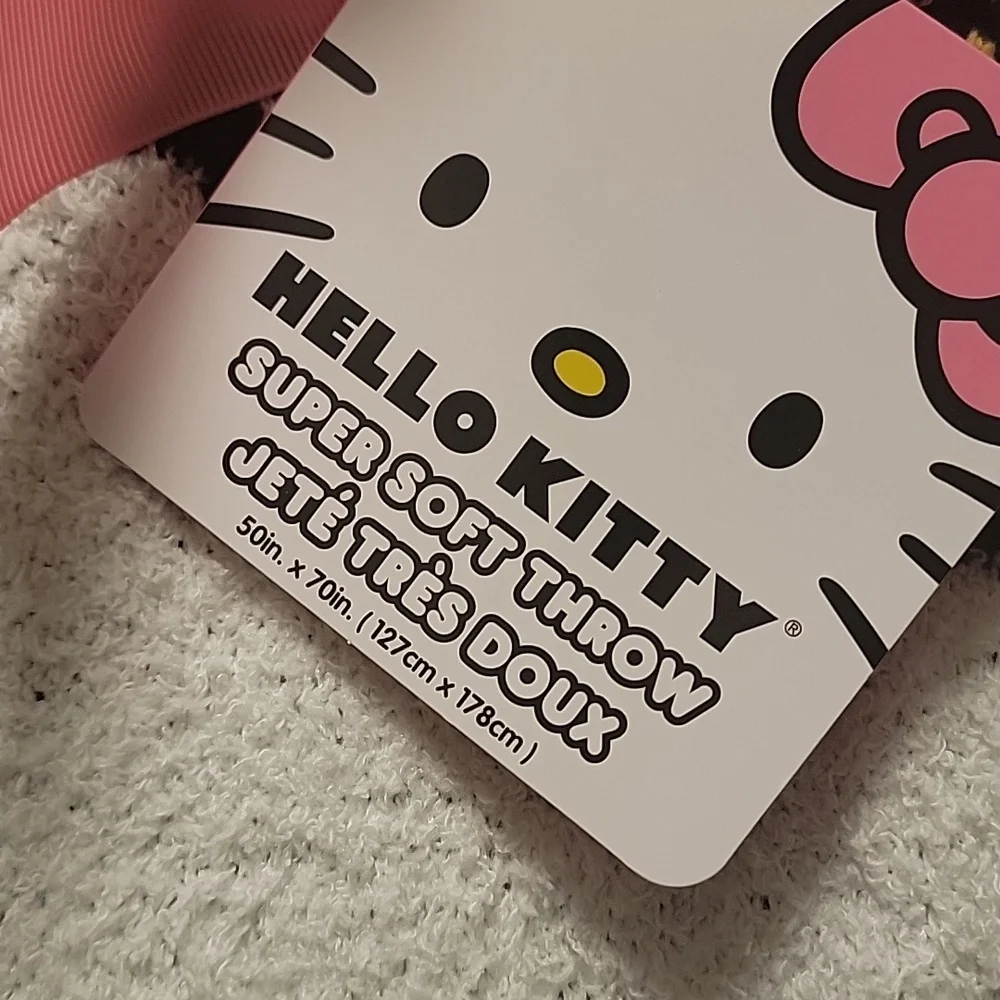 HELLO KITTY SUPER SOFT THROW - Picture 2 of 4